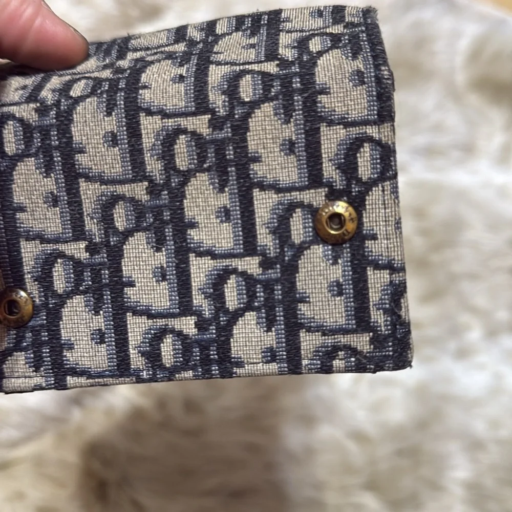 Christian  Dior Leather Card Holder Saddle